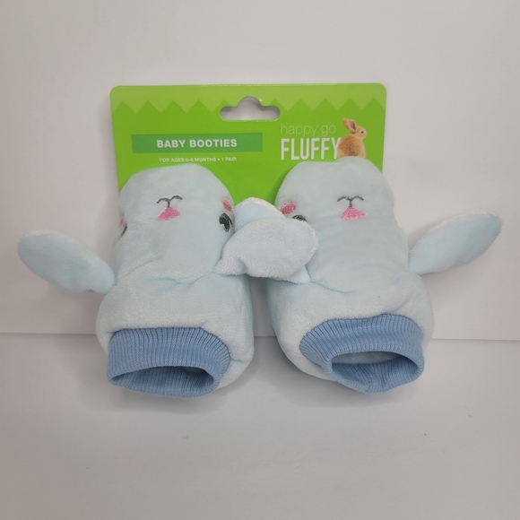 Bunny Baby Booties - Picture 2 of 4